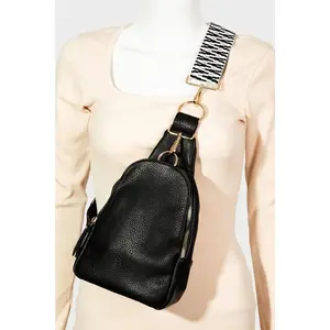 Fame Single Strap Faux Leather Sing Bag