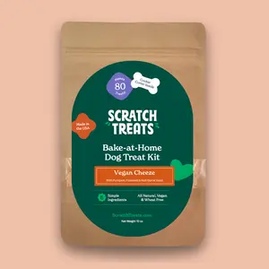 Scratch Treats Bake-At-Home Dog Treat Kit Vegan Cheeze Flavor