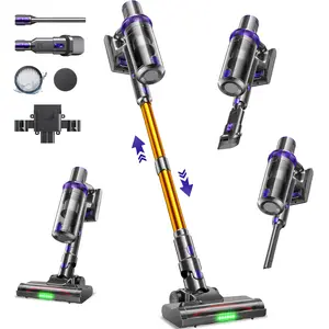 Handheld Cordless Vacuum Cleaner, 8-in-1 Stick Vacuum for Pet Hair, 50KPA, 50Mins, LED Display, Lightweight for Carpets, Hard Floors & Litter