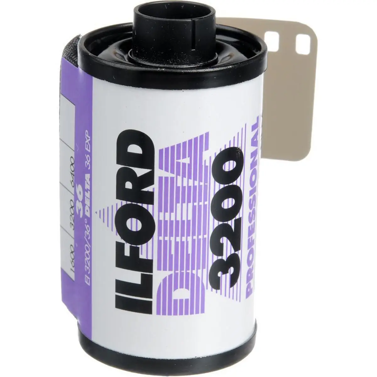 Ilford Delta Pro 3200 High-Speed Black and White Camera Film - 35mm, 36 Exposures, Up to ISO 1250, Single Roll, Camera Accessory for Photographers