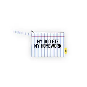 MY DOG ATE MY HOMEWORK (Leather Pouch)