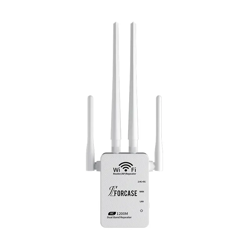 WiFi Extender Booster with Ethernet Port 1200Mbps WiFi Booster Range Extender Dual Band 5GHz/ 2.4GHz Wireless Signal Booster WiFi Amplifier Wi-Fi Extension Internet Booster for Home Office