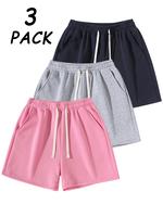 Light gray + pink + blue.