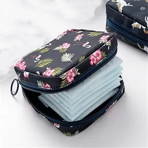 1pc sanitary pad storage bag, large capacity storage small bag, portable sanitary pad storage bag, Storage Organizer Bag, Organizer Pouch