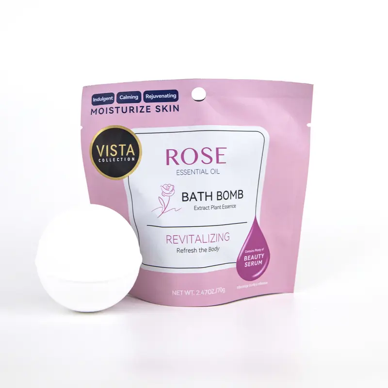Vista Collection Rose Essential Oil Bath Bomb