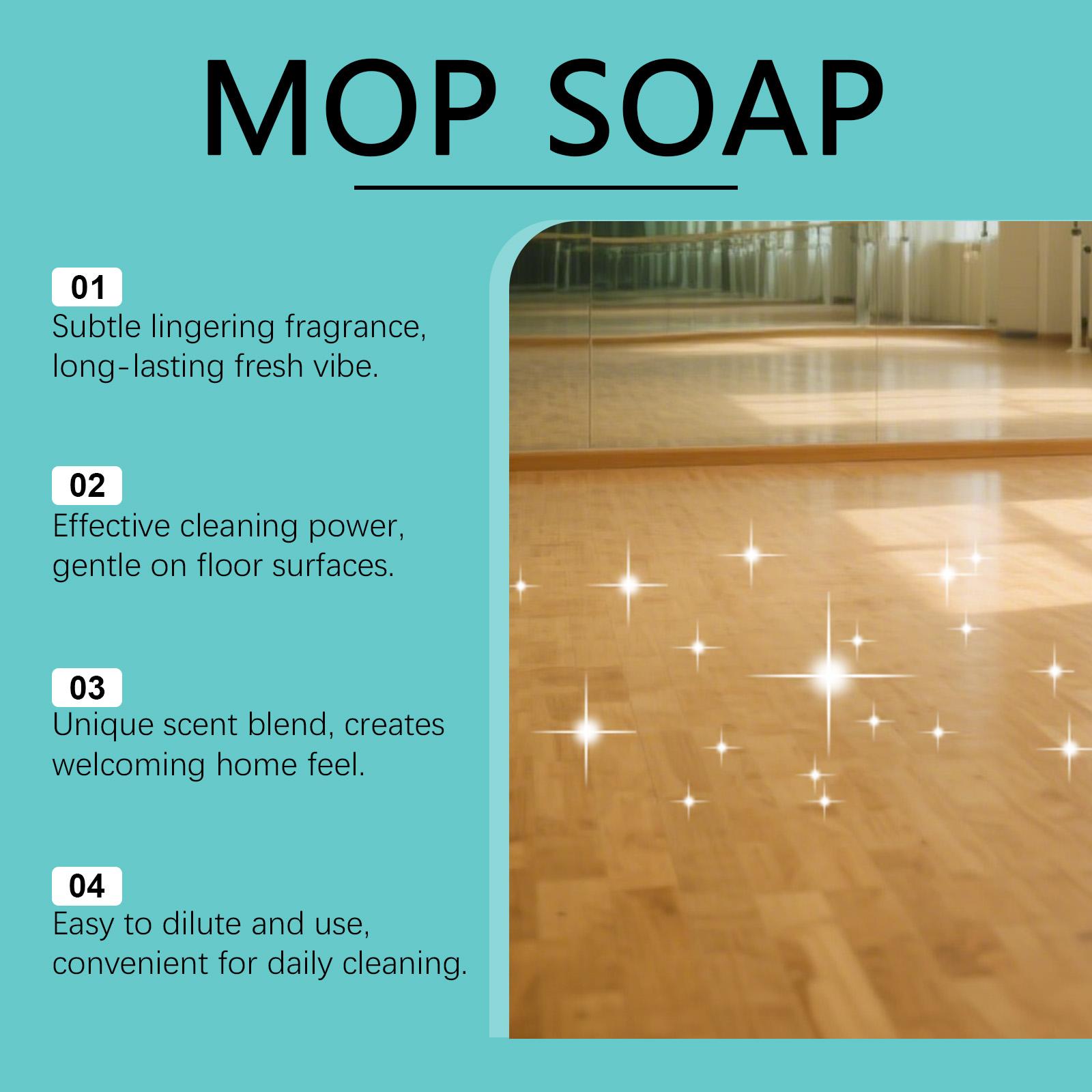 Jakehoe Scented Mop Soap Cleaning Liquid Multi-Material Floor Cleaning, Stain Removal, Fresh And Fragrant Cleaning Liquid
