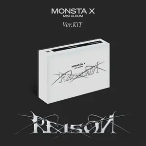 Monsta X - Reason - Air Jit - incl. Title & Credit Card, Postcard, 24 Photocards + Member Photocard  [DISCLESS DIGITAL] Postcard, Photos, Asia - Import