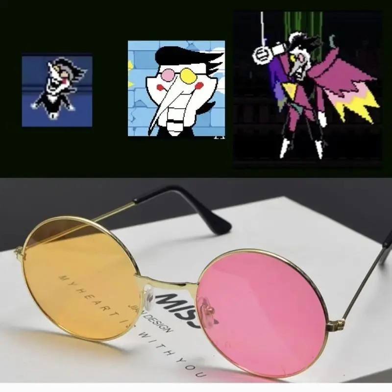 Anime Game Deltarun Glasses Cosplay Spamton Personality Funny Sunglasses