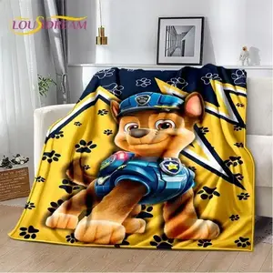 Soft Funny Throw Blanket P-Patrol Cute Cartoon Dog HD Blanket,Soft Throw Blanket for Home Bedroom Bed Sofa Picnic Travel Cover Blanket Kids Gift Cover