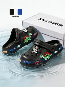 New Boys Hole Shoes Girls Summer Sandals Beach Slippers Holiday Shoes Comfortable Breathable Durable Lightweight Garden Eva Sole Water Sandals