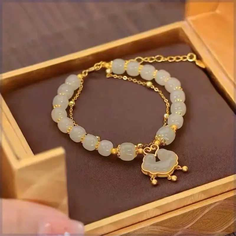 Double layer safety lock bracelet