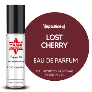 FRAGRANCE OILS Lost Cherry Roll on Perfume body oil fragrance, Concentrated Grade Parfum Oil, Roll on attar