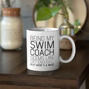 Swim Coach Gifts, Swim Coach Mug, Thank You Gifts, Gift for Women, Gift for Men, Swimming Coach Gift, Swim Coach Coffee Mug Funny Christmas