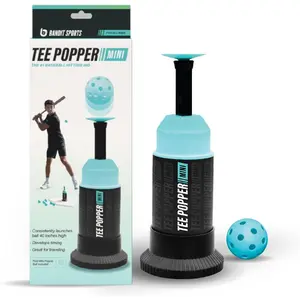 Baseball Training Mini Tee Popper, Hitting Tee for Perfect Swings, Batting Machine for Practicing Hitting Without a Pitcher (1 Popper Ball Included)
