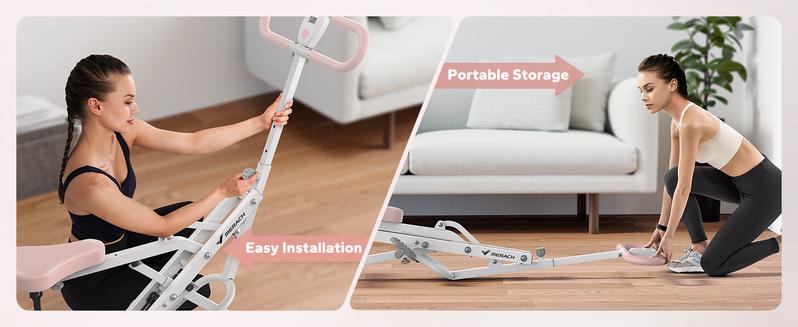 MERACH Squat Machine Glutes Workout Adjustable Resistance Foldable Exercise Equipment Leg Exercise Machine with 350lbs Weight Capacity for Women, Rowing Machine, dealsforyoudays MERACH Squat Machine Glutes Workout Adjustable Resistance Foldable Exercise Equipment Leg Exercise Machine with 350lbs Weight Capacity for Women, Rowing Machine, dealsforyoudays