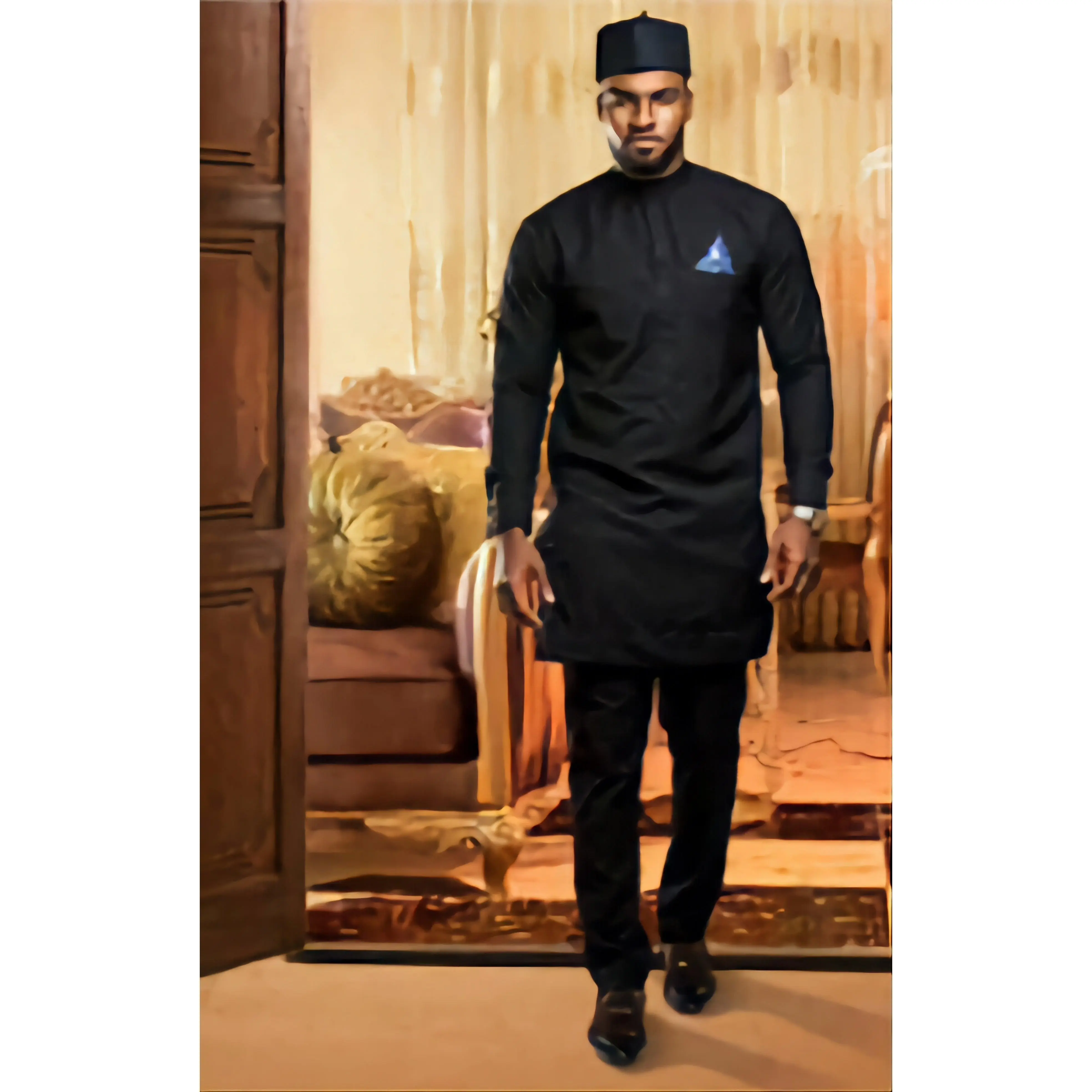 MG Men's Traditional African Wear/ Kafka, African Suit T7