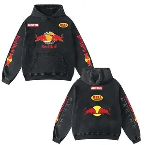 Retro RedBull Racing Gildan Hoodie, MotoGP World Champion Enthusiast Apparel Streetwear, Super Motorsports