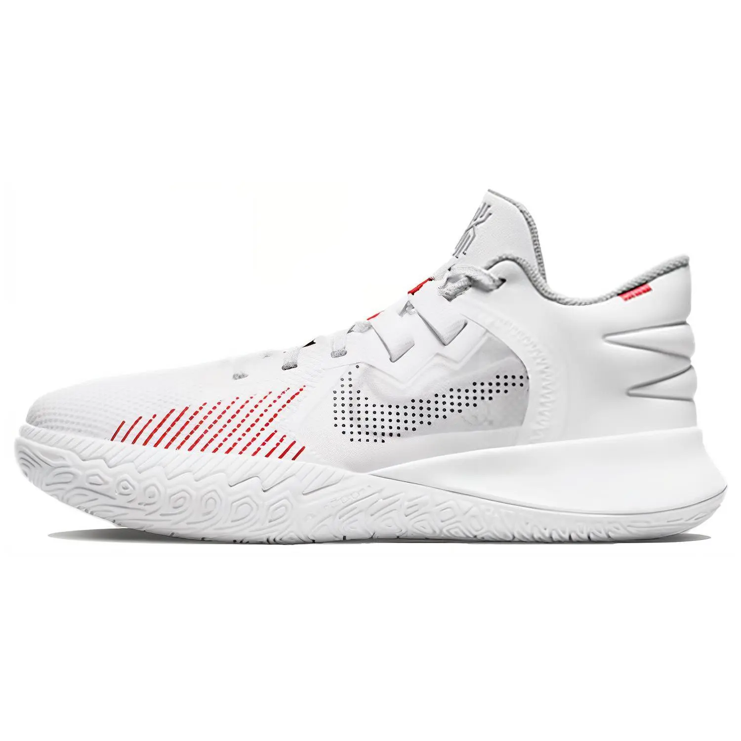 Nike Kyrie Flytrap 5 EP White University Red' Cushioned Durable Low Top Basketball Shoes Men's DC8991-100