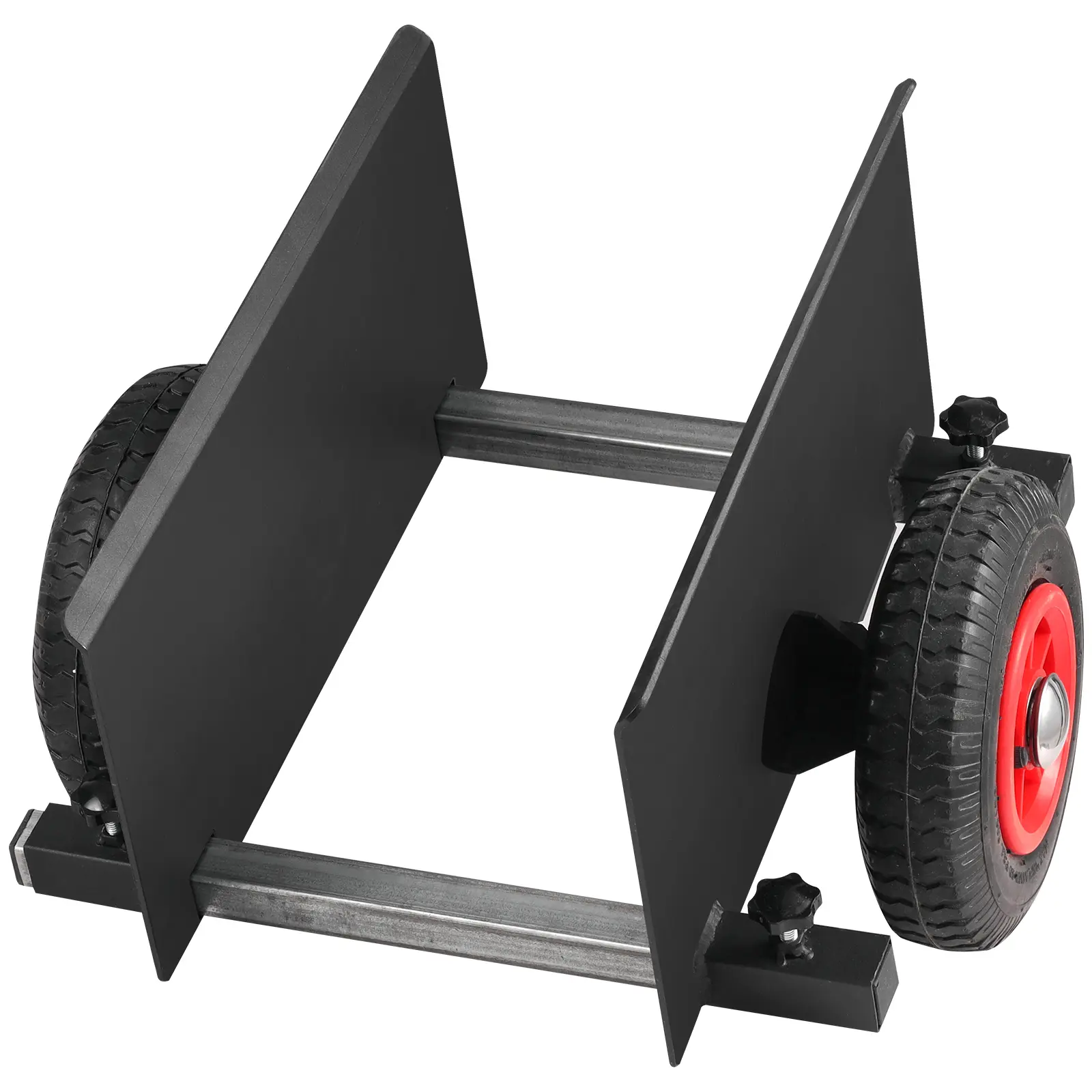 【summerfinds】VEVOR Panel Dolly, 600LBS Capacity Slab Dolly, Heavy-duty Drywall Mover with 8" Pneumatic Wheels, Adjustable Clamp Panel Cart for Drywall Sheet, Material Handling, All Terrain Moving Cart, Adjustable Side Panel, Alloy Steel