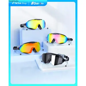 Viyawise Anti-Fog UV Protection Swim Goggles, Swimming Accessories with Noseclip & Earplugs, Full-Coverage Waterproof Glasses for Adults & Outdoor Activities