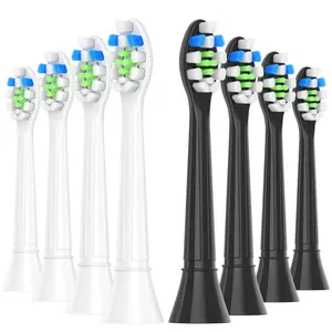 Replacement Toothbrush Heads, 4/8 Counts Electric Toothbrush Heads, Toothbrushes Brush Heads Refills for Philips Sonicare 2 Series C1 C2 W G2 4100 5100, Replaceable Brush Heads