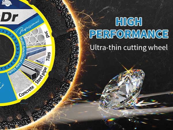 5 Inch Cutting Iron King Diamond Saw Blade for Heavy Duty Metal Cutting Angle Grinder