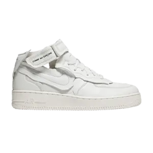 Comme des Garçons x Nike Air Force 1 Mid 'Triple White'