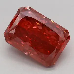 2.64 Carat Radiant Cut Fancy Red