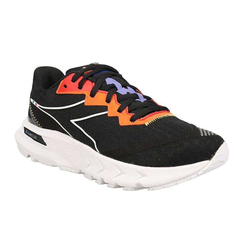 diadora Womens Mythos Blushield Volo 2 Running Sneakers Shoes - Black