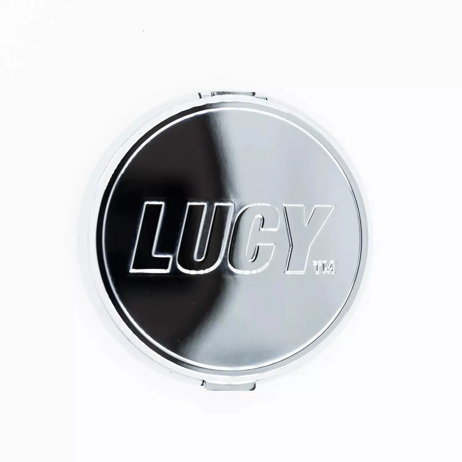 LUCY Compact Makeup Mirror with Pouch Holder - Portable On-the-Go Storage Case, Ideal for Post-Meal Pouch Checks and Lipstick Touch-Ups, Touch Up Lipstick, Everyday Use, Sleek Mirror, N/A, No, Not Applicable