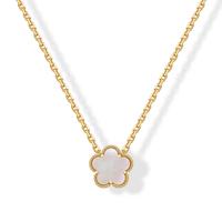 Mother of Pearl Clover - Yellow Gold