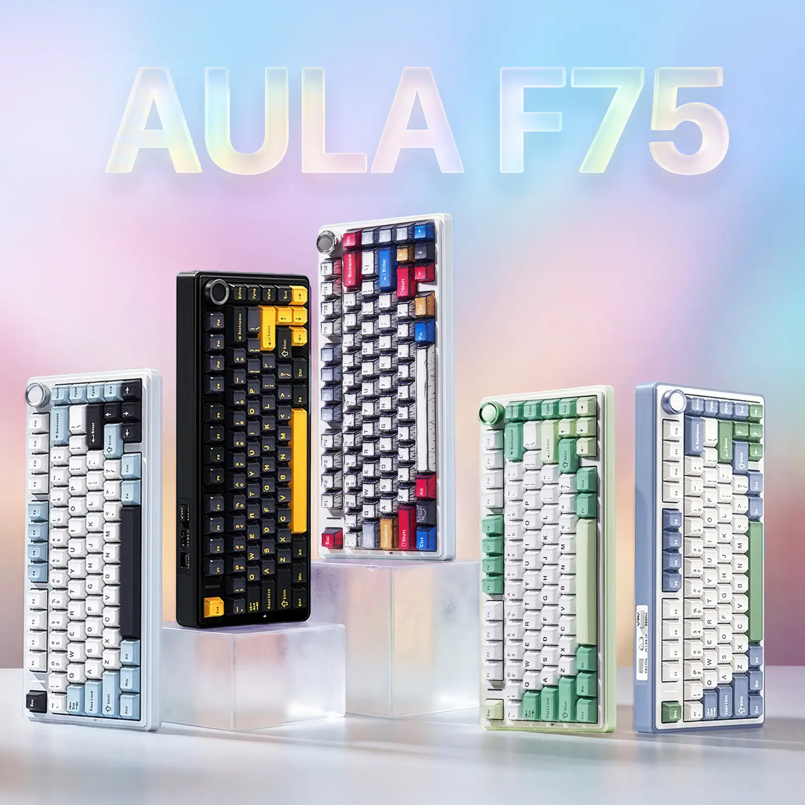 Aula F75 Wireless Hot-Swappable Mechanical Keyboard - TikTok Shop