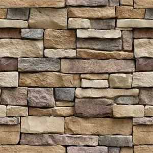 Abyssaly Stone Wallpaper Brick Wallpaper Peel and Stick Stone Backsplash Self-Adhesive Removable Vinyl Wraps Grey Faux Brick Shelf Paper 17.71" X 118" Home Decorations Contact Paper Marble House