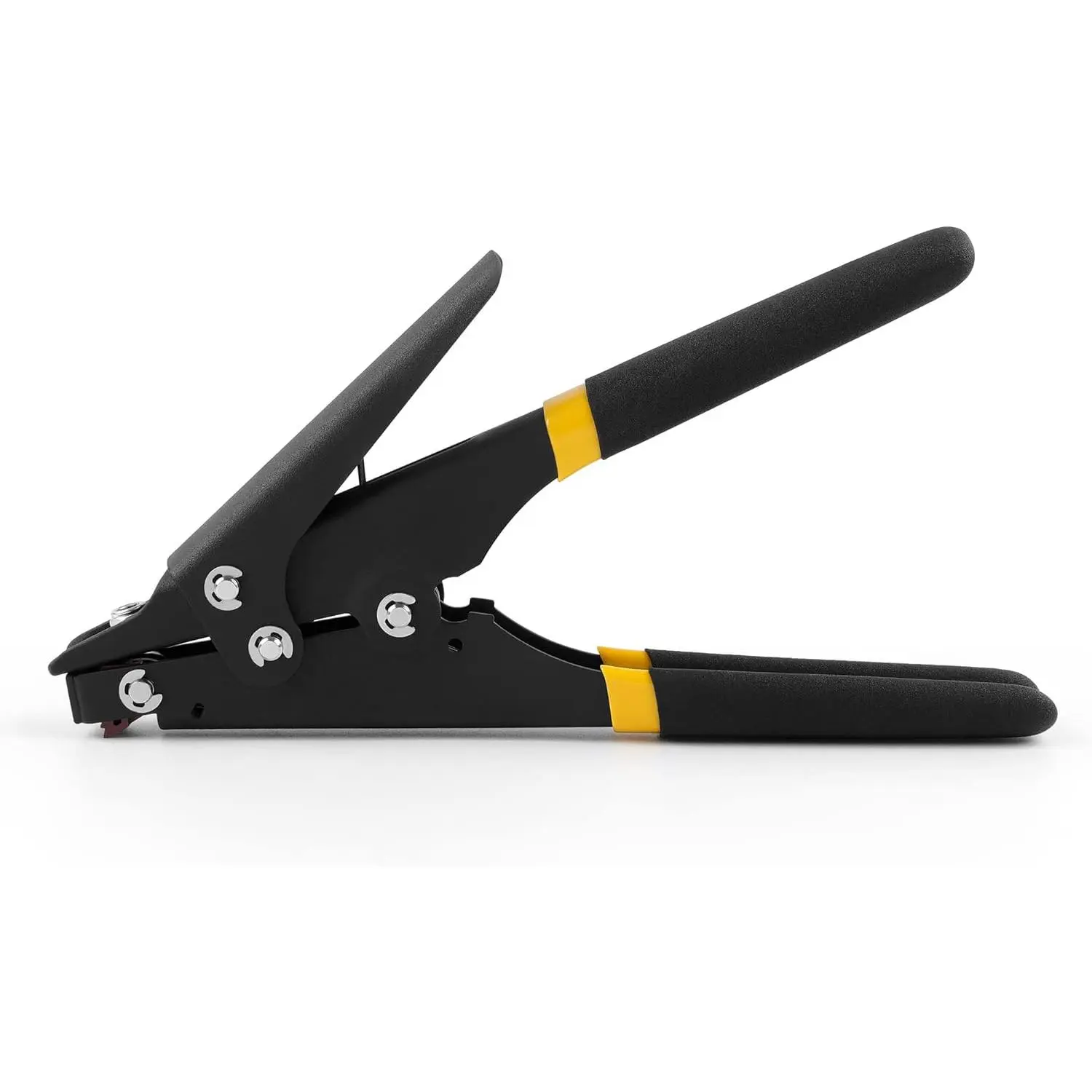 519 Zip Tie Tool with Easy Grip Handle, Tensioning & Cutting Tool for Plastic/Nylon Ties, Ideal for Construction, Includes 12-Month Worry-Free Service & Customer-Friendly Support, Cable Securing, Tightens Quickly