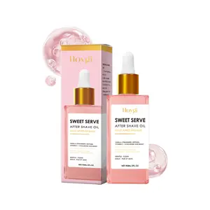 Strawberry Scented Hair Removal Shaving Post-Care Essential Oil, Gentle Nourishing Moisturizing Softening Care, 1box/2boxes 90ML