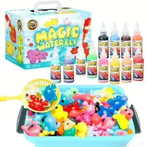 Magic Water Sprite DIY Watercolor Paint Graffiti Painting Set, Gelatinous Water Sprite Kit, Develop Kids' Handicraft Skills, Birthday & Party Gift