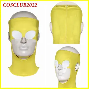 Mark Grayson Cosplay Yellow Mask Cartoon Invincible Latex Masks Helmet Masquerade Halloween Carnival Party Costume Prop Headgear