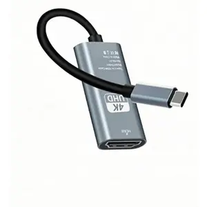 4K@30Hz USB HDMI Adapter, [High Speed, USB Type HDMI Adapter Groundbreaking Performance, Compatible for iPhone 15 Pro/Max, MacBook Pro/Air, iPad, iMac and More、0.5FT