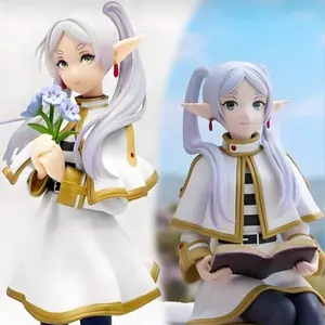 Frieren Beyond Journeys End Anime Figurine - Gift for Anime Lovers with Detailed Outfit and Floral Accessory