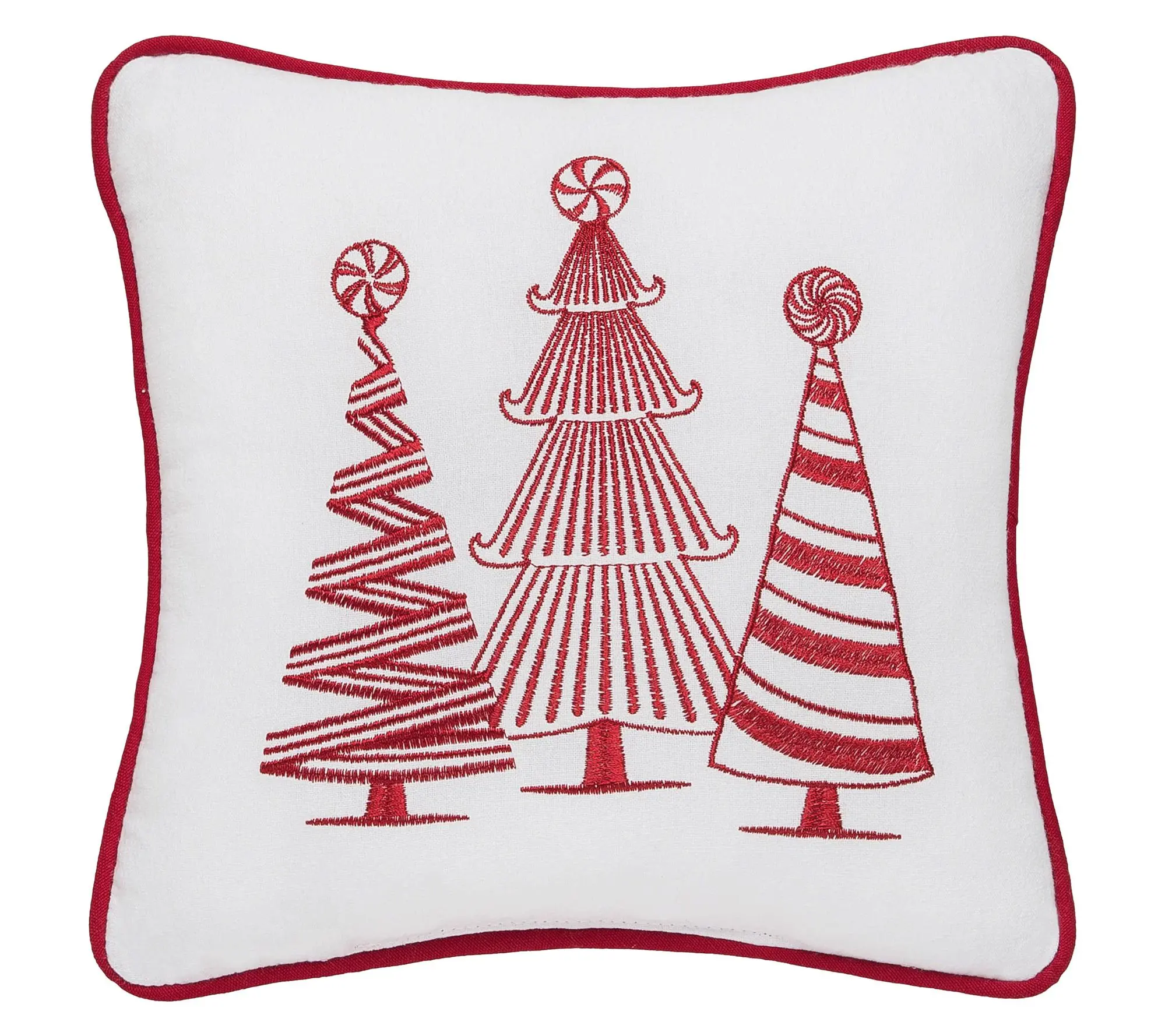 Peppermint Forest Pillow by Valerie