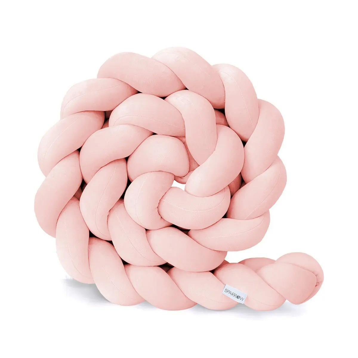 DIY Knitted Three-Strand Braided Knot Ball Pillow for Home Decor and Tapestry Soft Padded Cushion Home Decorative Cushion