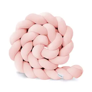 DIY Knitted Three-Strand Braided Knot Ball Pillow for Home Decor and Tapestry Soft Padded Cushion Home Decorative Cushion