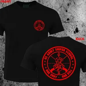 Us Army Special Force Sniper School Fort Benning Traning Camp Logo T-Shirt