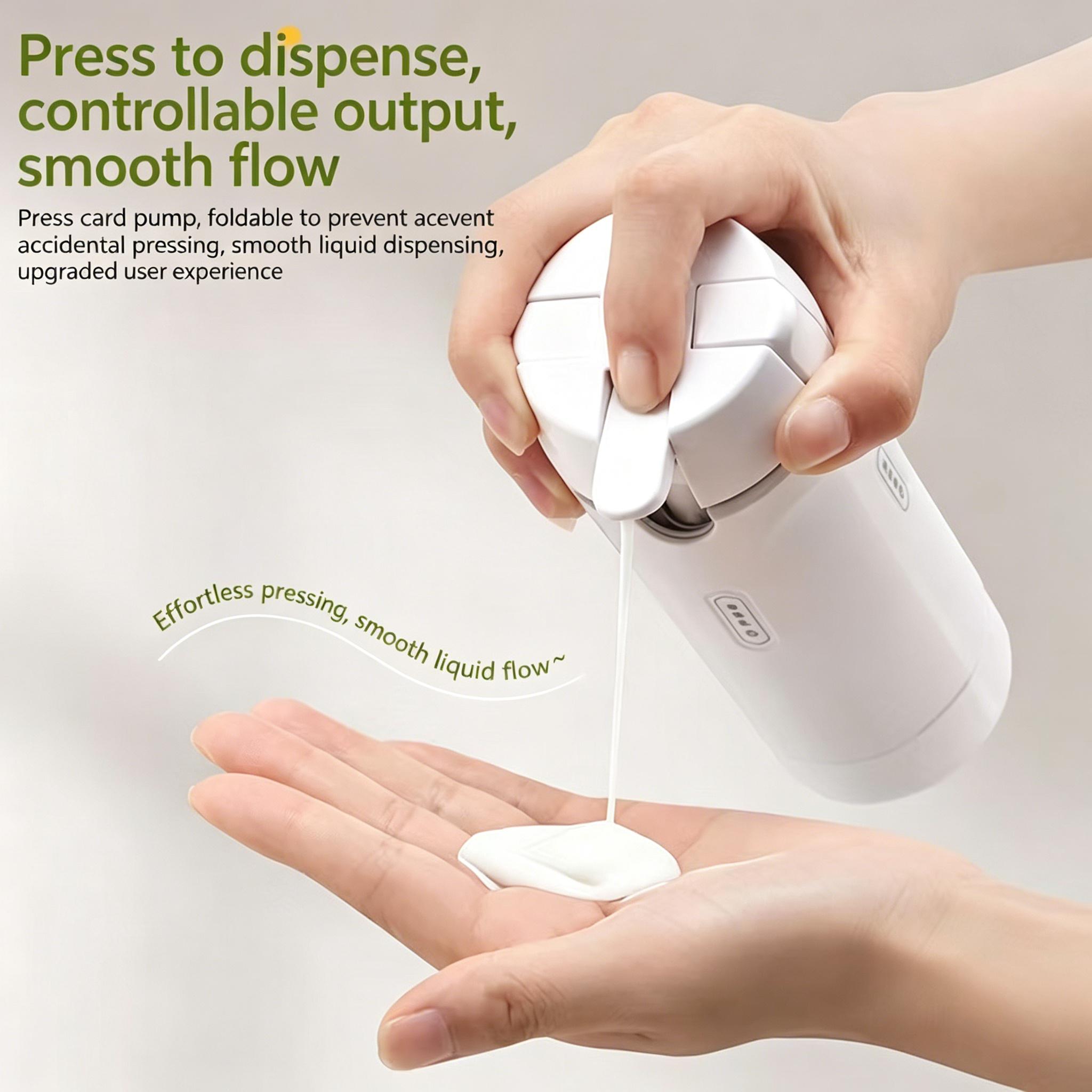 UFORU 4-in-1 travel refillable split bottle set, wash dispenser, necessary for skin care and beauty travel, suitable for shampoo, lotion, skin care products#SummerVibes