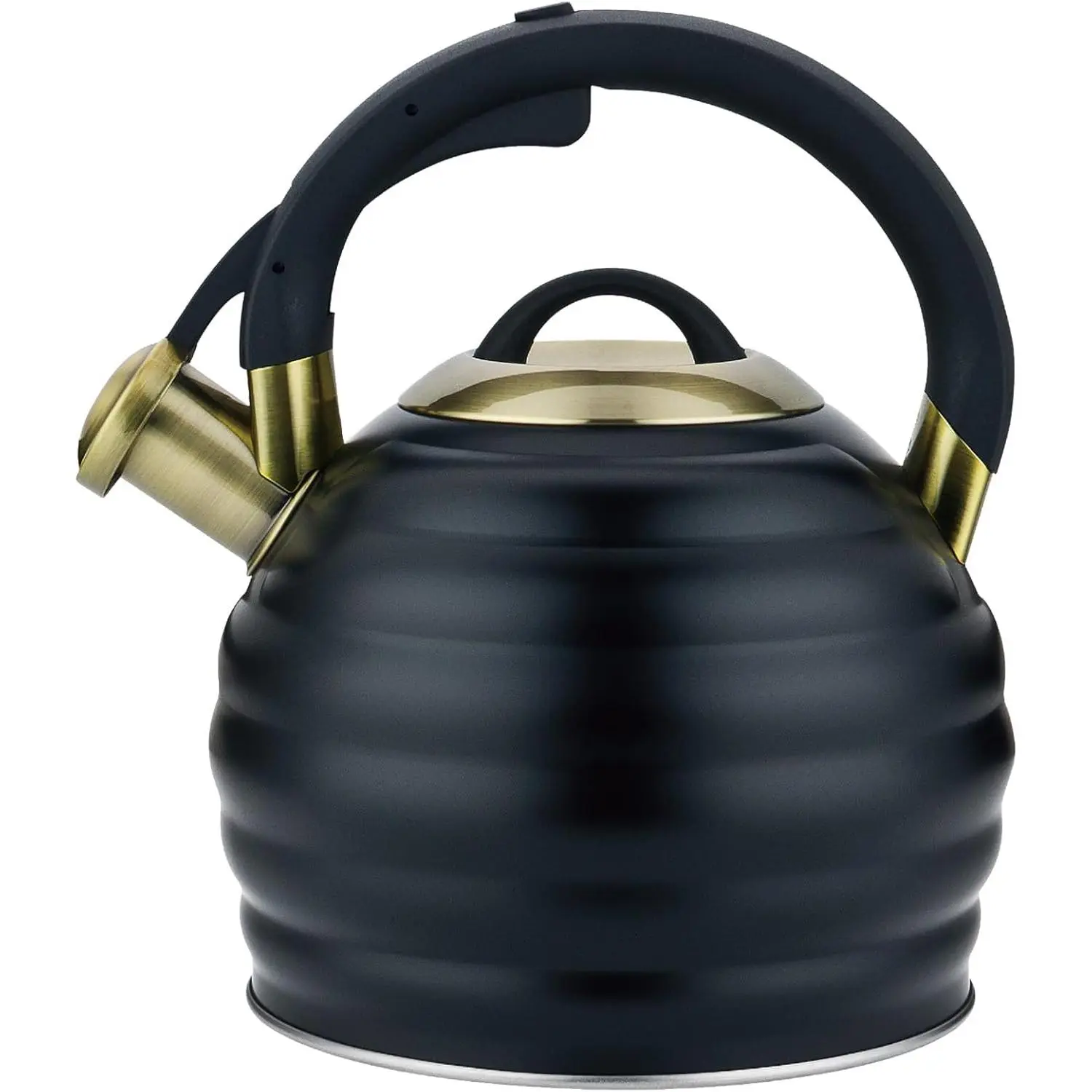 Tea Kettle for Stove Top, 3.2L Stainless Steel Tea Kettle with Heat-Resistant Ergonomic Handle