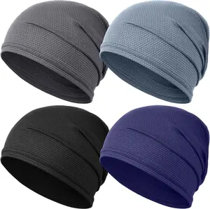 Cooling Skull Cap for Men Women, Breathable Summer Beanie  Wicking  Wrap for Running Cycling Sun Protection