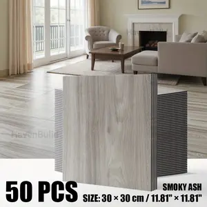 Sxp Thick Self-Adhesive Aluminum Foil Floor Stickers, 50 Pieces Indoor Wall Ground Use, Universal Adhesive Flooring Tape