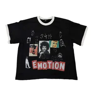 Mixed Emotions Static Black Tee
