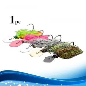 7G/14G/21G Fishing Lure, Artificial Fishing Lure, Spinner Bait, Blade Jig Dancer Buzzbait, Wobbler Chatterbait For Bass Pike Fish