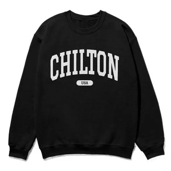 Chilton Sweatshirt USA Collegiate Crewneck Sweater Unisex